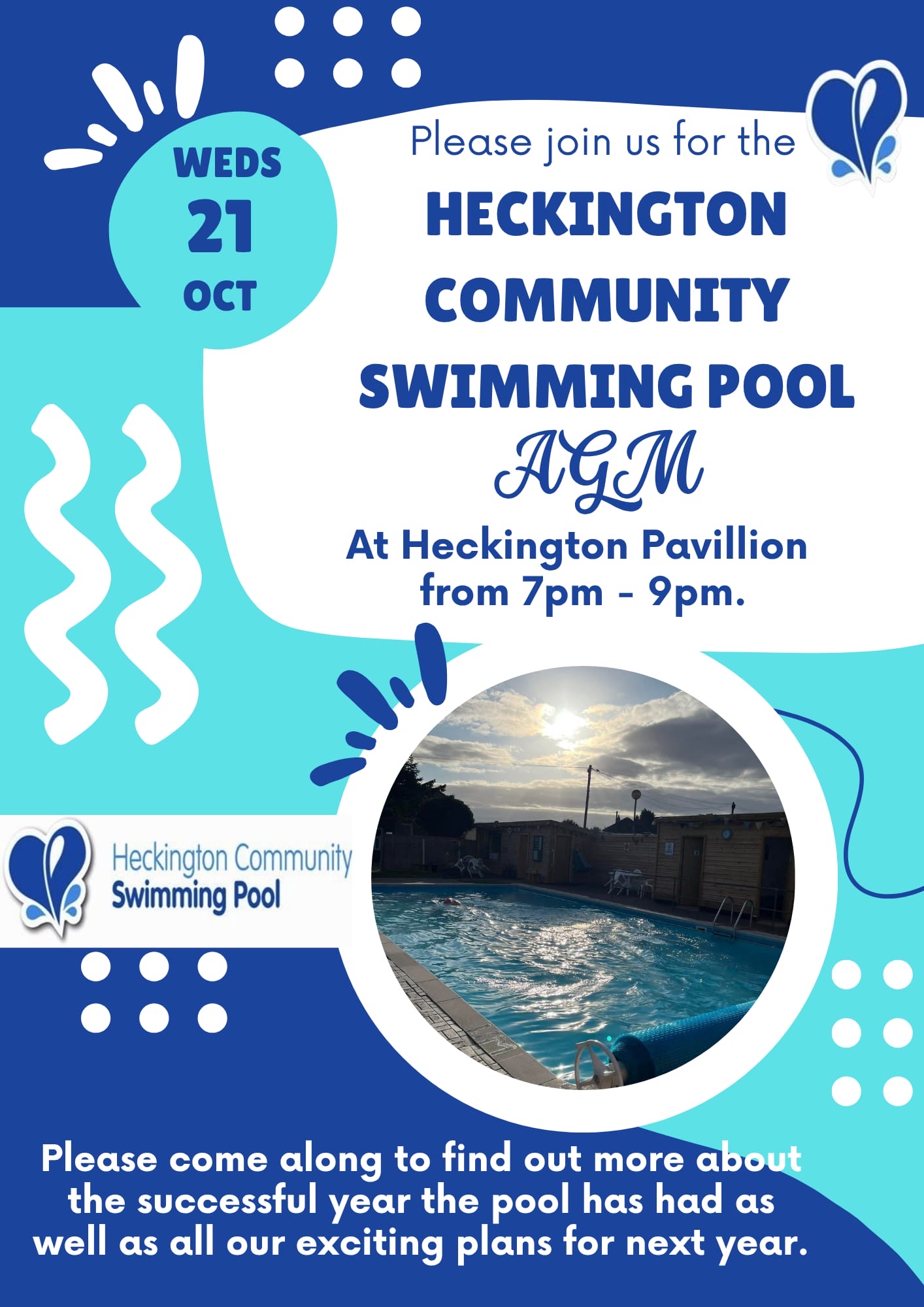 Heckington Community Swimming Pool AGM